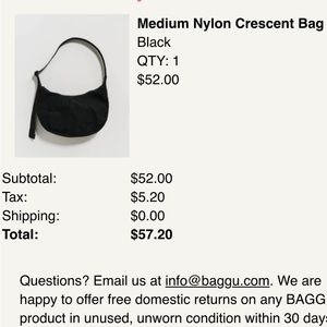 Baggu crescent bag